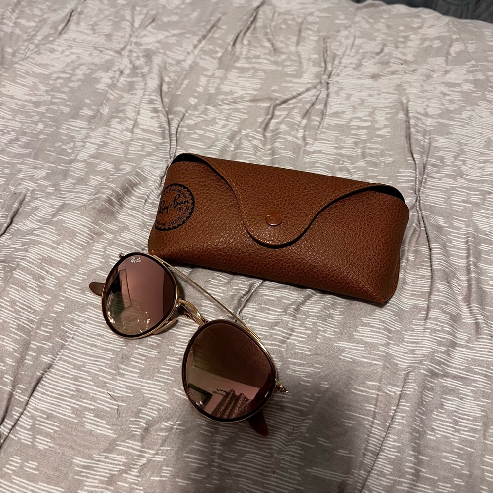 Ray-Ban Gold Sunglasses